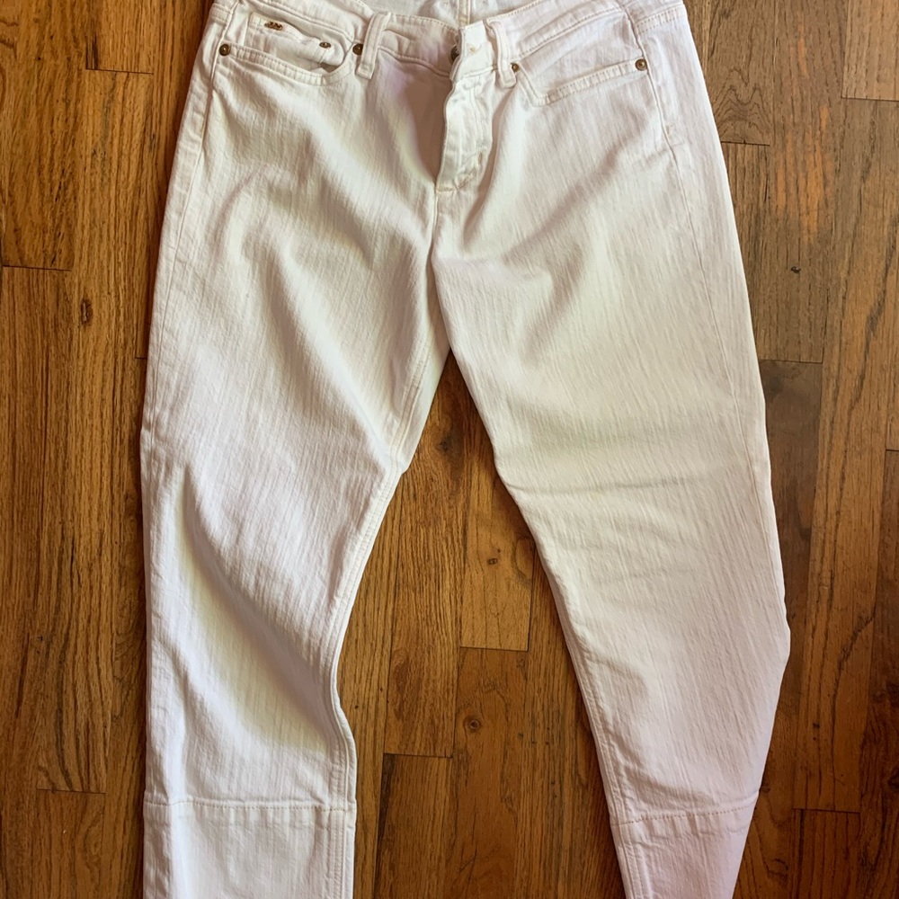Joe’s White crop jeans
